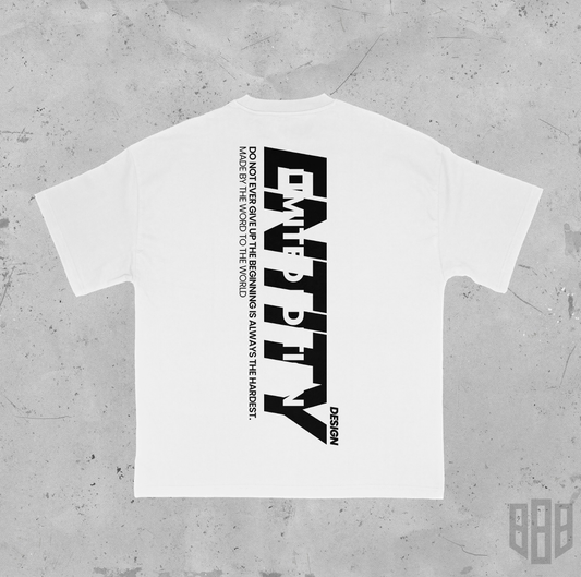 ORDER NOW: White Oversized T-Shirt – Limited Edition by ENTITY DESIGN