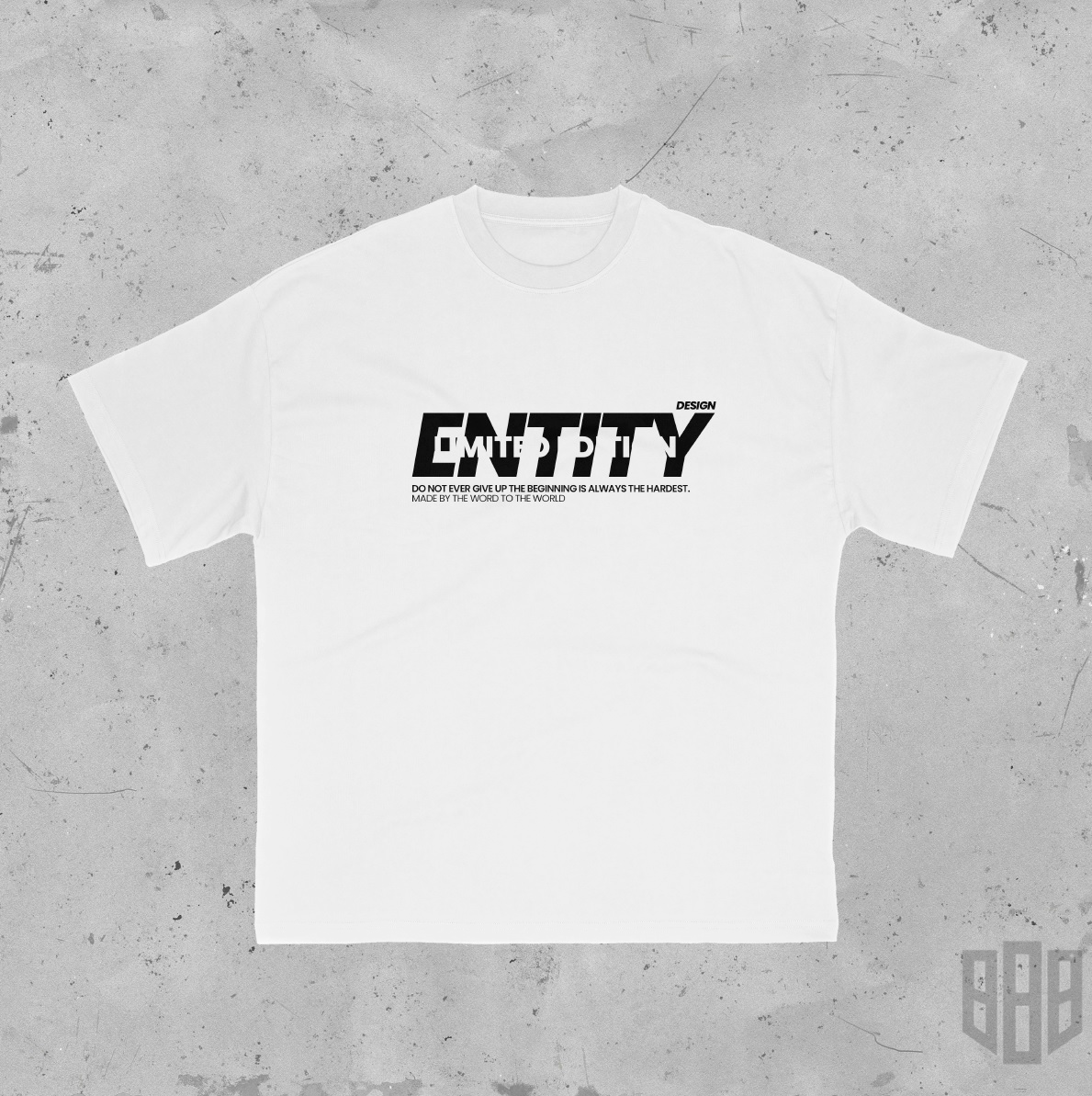 ORDER NOW: White Oversized T-Shirt – Limited Edition by ENTITY DESIGN
